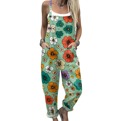 Amar Atara - אוברול פרחוני צבעוני וכובש