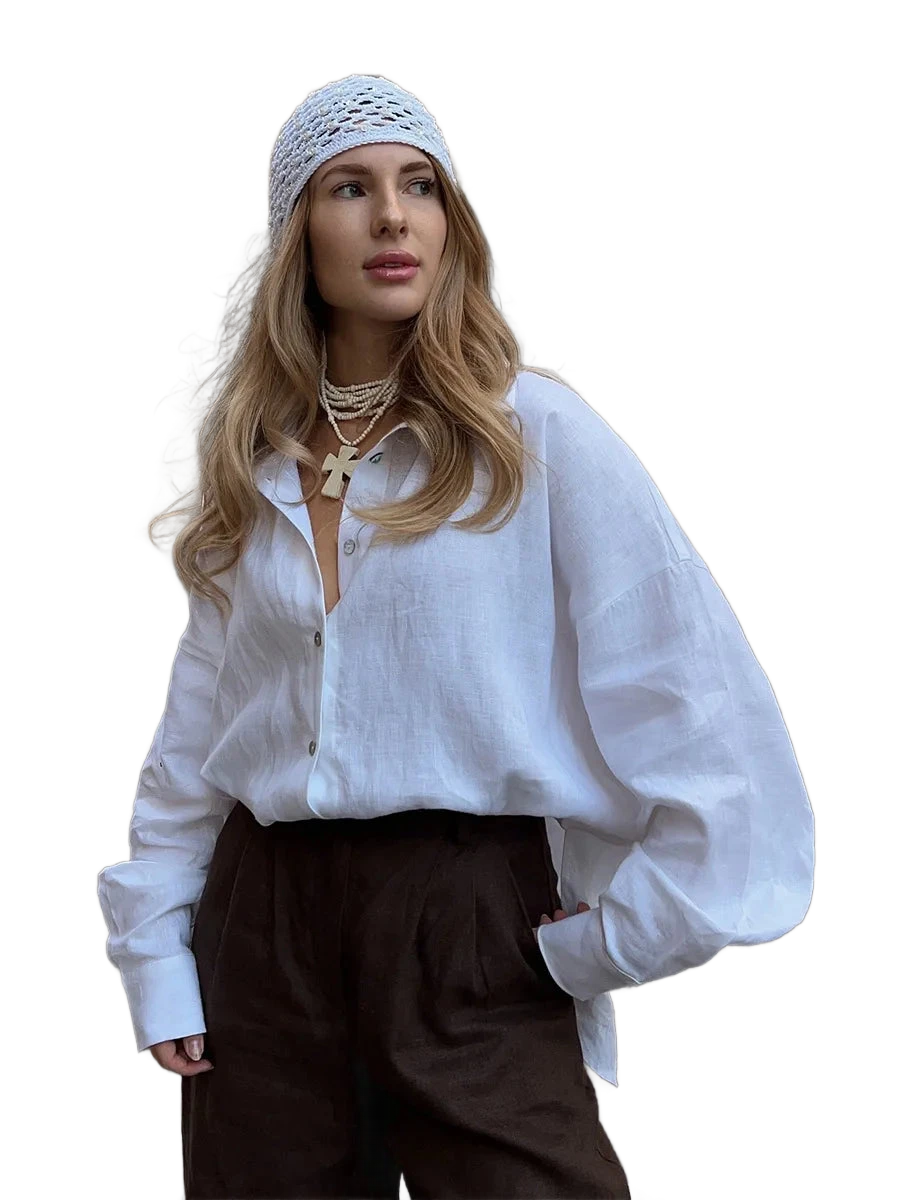 Amar™ Yael - חולצה רחבה עם שרוולים ארוכים