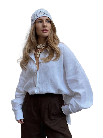 Amar™ Yael - חולצה רחבה עם שרוולים ארוכים