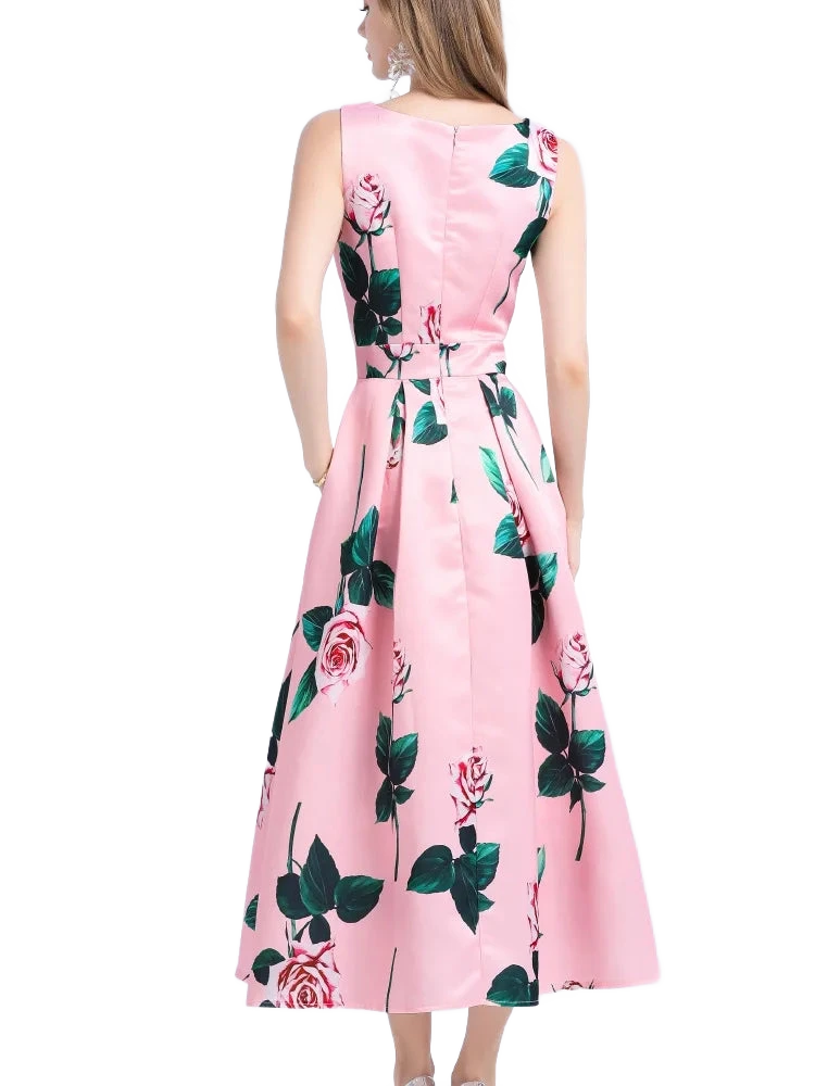 Amar™ Zohar - שמלת קיץ פרחונית אלגנטית