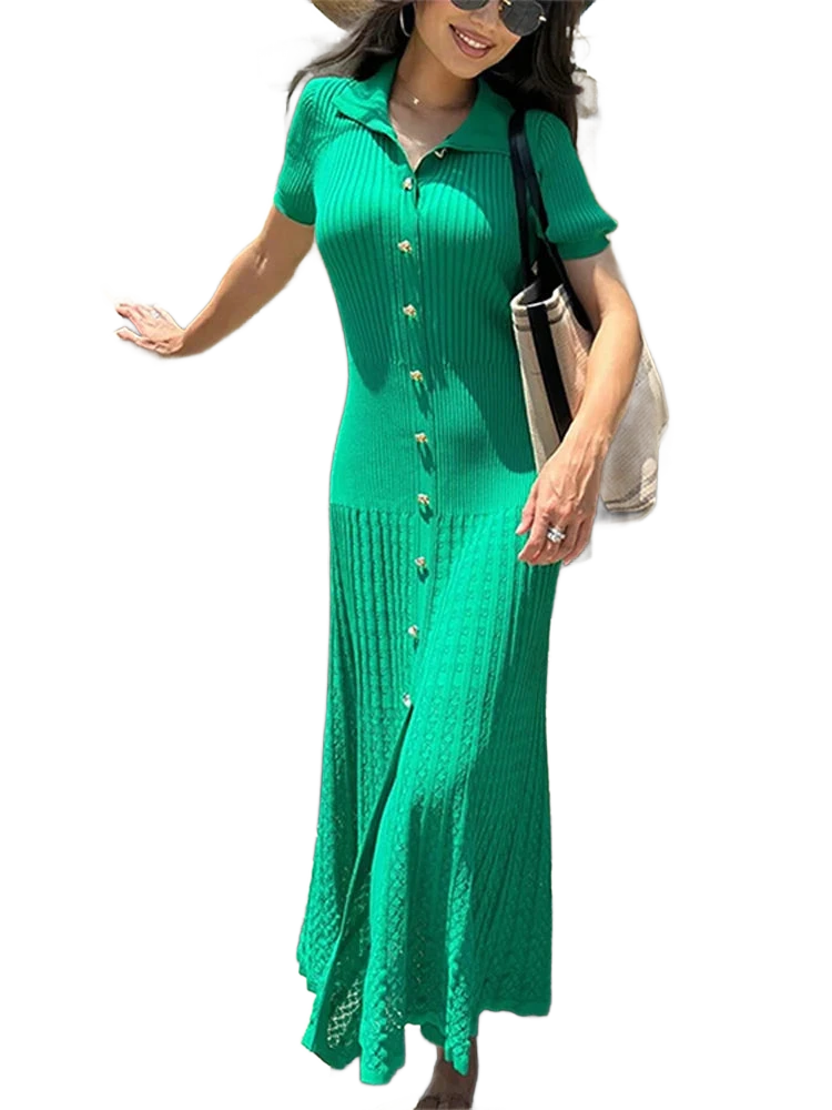 Amar™ Levona - שמלת סריג אלגנטית