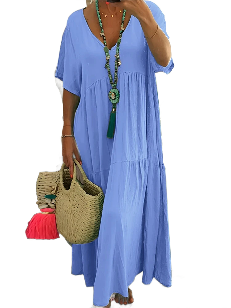 Amar™ Eden - שמלת מידי פליסה