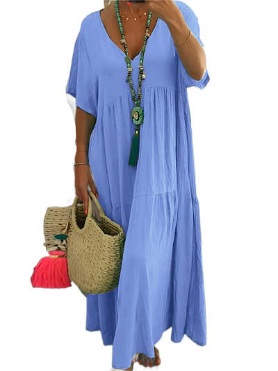 Amar™ Eden - שמלת מידי פליסה