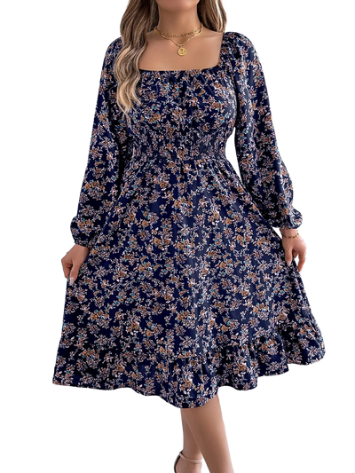 Amar™ Levona - שמלה פרחונית אלגנטית