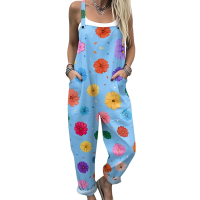 Amar Atara - אוברול פרחוני צבעוני וכובש