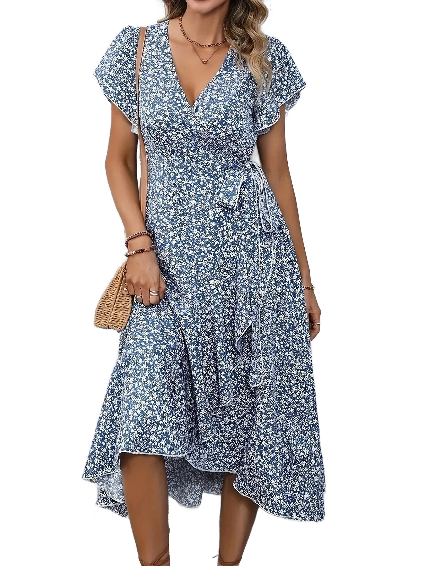 Amar Adina - שמלה קיצית מחמיאה ואלגנטית