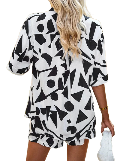 Amar™ Carmela - סט חולצה מודפסת ומכנסיים קצרים