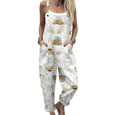 Amar Ronit - אוברול פרחוני בוהו שיק לנשים