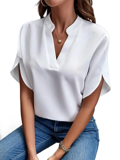 Amar™ Rotem - חולצת וי מחמיאה ומשוחררת