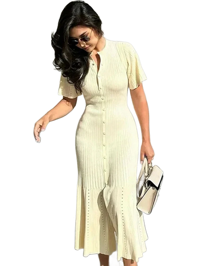 Amar™ Levona - שמלת סריג אלגנטית