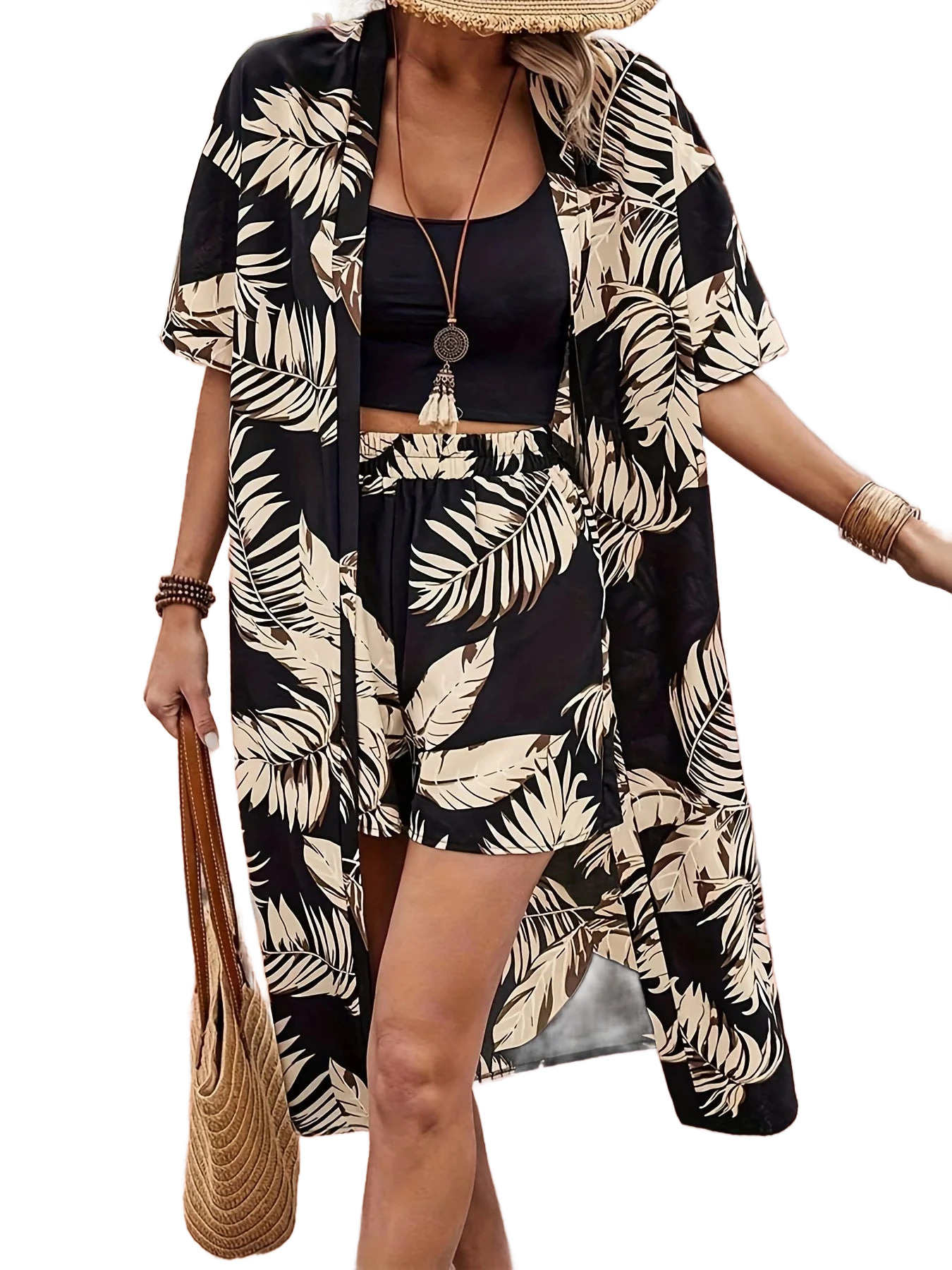 Amar™ Hagar - סט קימונו מודפס