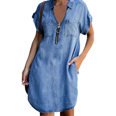 Amar Vered - שמלת ג’ינס כיסים חדשה