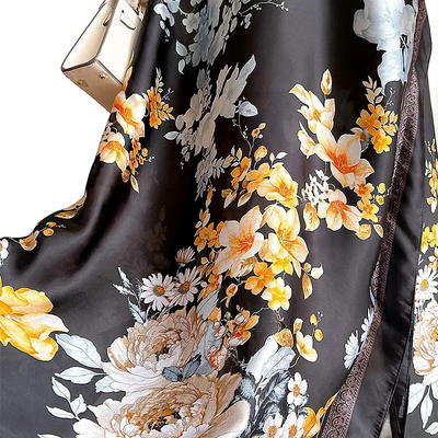 Amar™ Lior - שמלות מקסי מבד סטן פרחוני