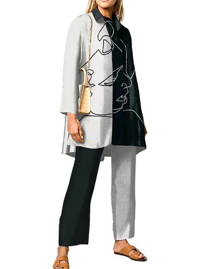 Amar™ Mijal - סט מודפס קז'ואל