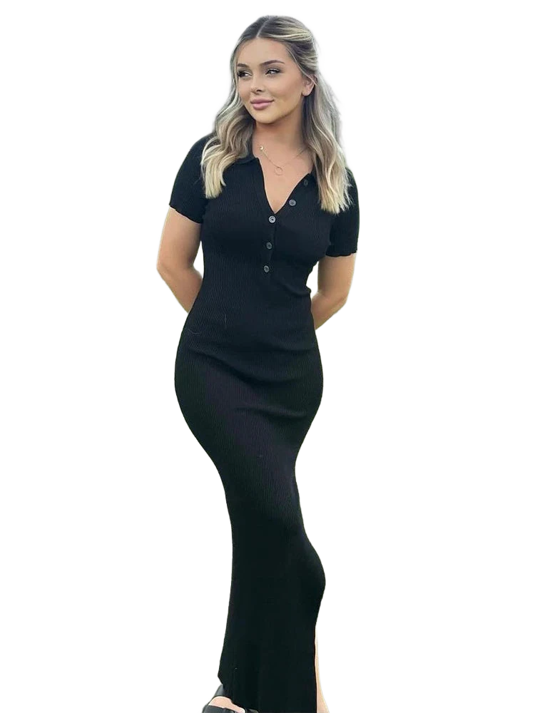 Amar™ Rotem - שמלת מקסי אלגנטית לנשים