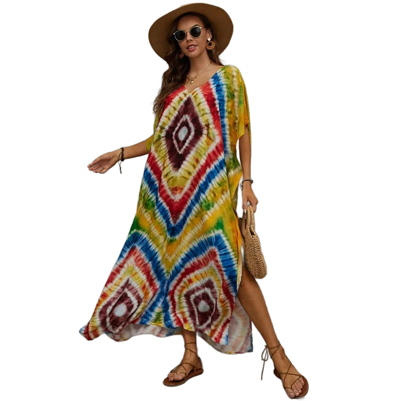 Amar™ Adi - שמלת כיסוי מקסימום חוף בוהו