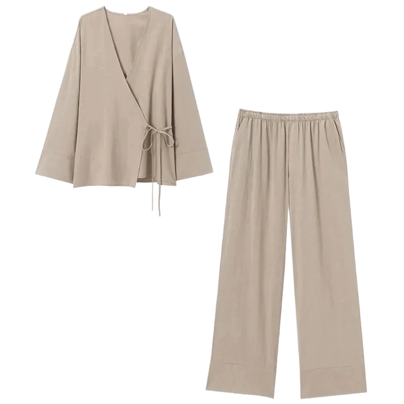 Amar™ Zimra - סט פיג'מת וינטג' לנשים