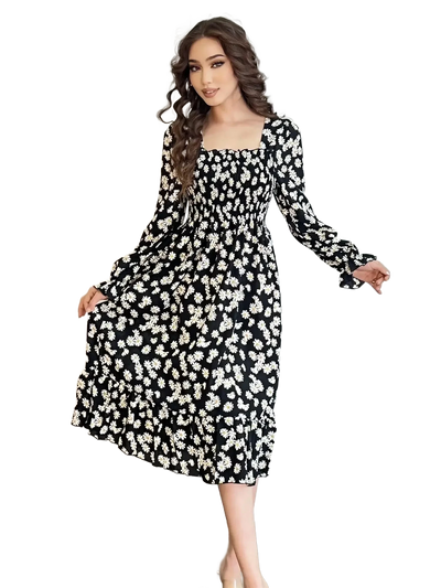 Amar™ Hodaya - שמלת מוסלין פרחונית לנשים