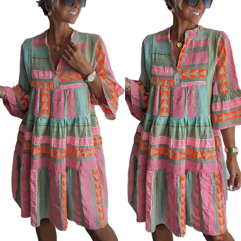 Amar™ Nitza - שמלת מיני עם פרטים קפלים