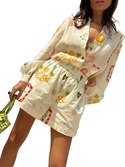 Amar Aliza - סט 2 חלקים קיצי, אלגנטי וסקסי