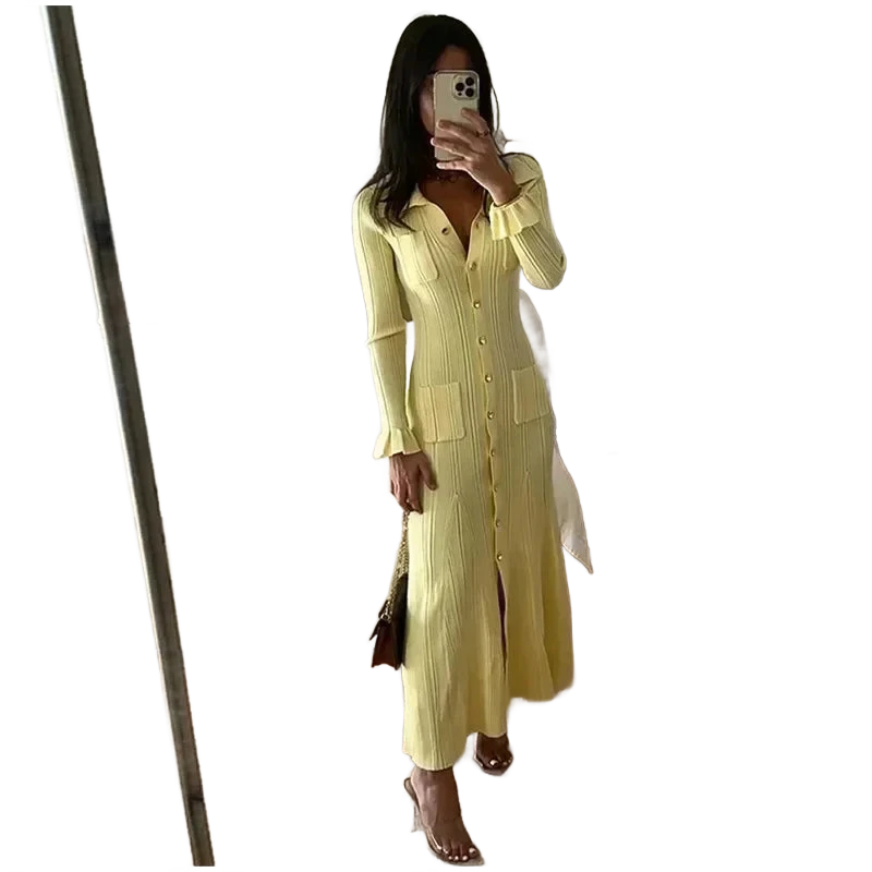 Amar™ Ilana - שמלת סריג אלגנטית לנשים