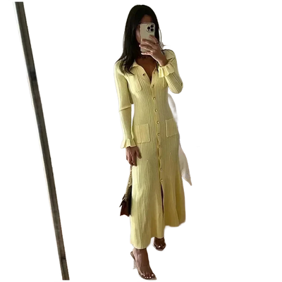 Amar™ Ilana - שמלת סריג אלגנטית לנשים