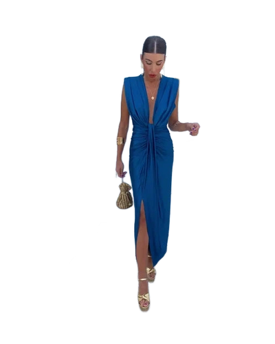 Amar™ Mijal - שמלה פליסֶה אלגנטית