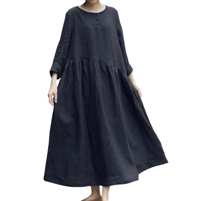 Amar Liora - שמלת מקסי כותנה פשתן נושמת