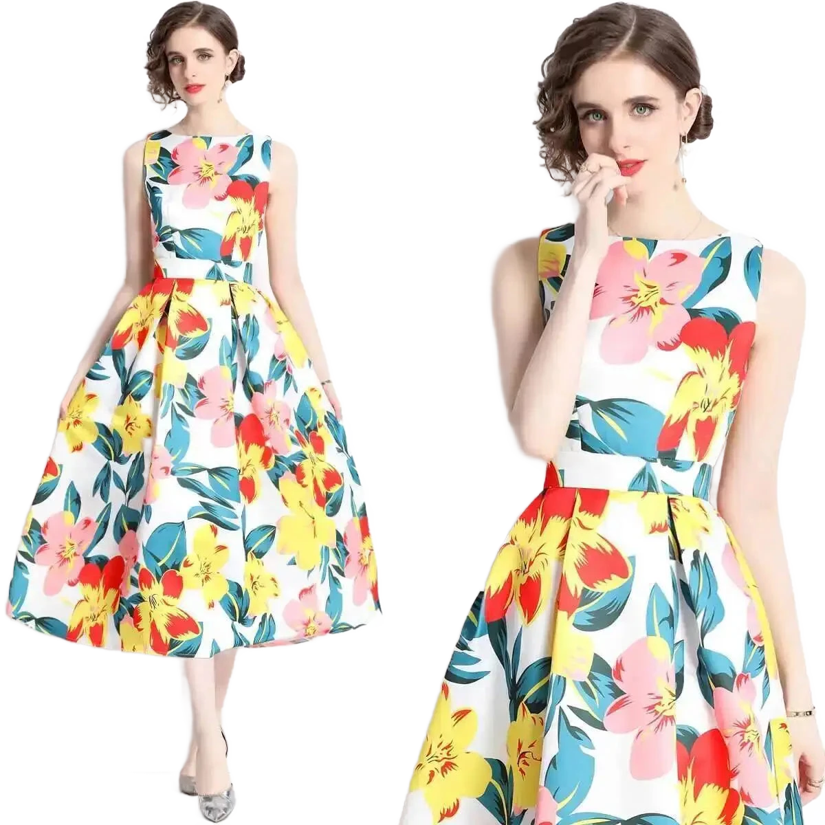 Amar™ Meital - שמלת קיץ פרחונית עוצרת נשימה