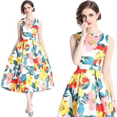 Amar™ Meital - שמלת קיץ פרחונית עוצרת נשימה