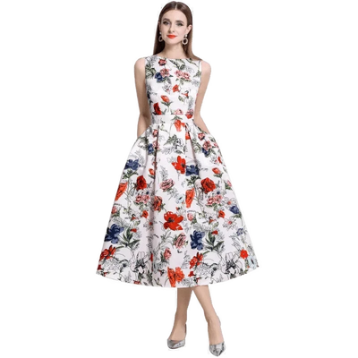 Amar™ Shoshana - חצאית קיץ פרחונית מחטבת