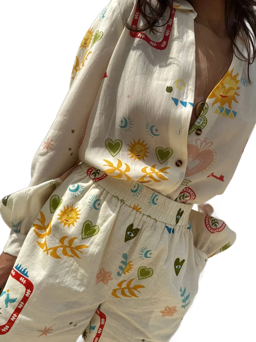 Amar Aliza - סט 2 חלקים קיצי, אלגנטי וסקסי