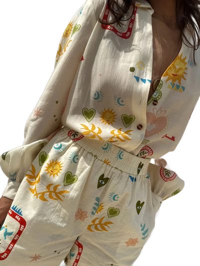 Amar Aliza - סט 2 חלקים קיצי, אלגנטי וסקסי