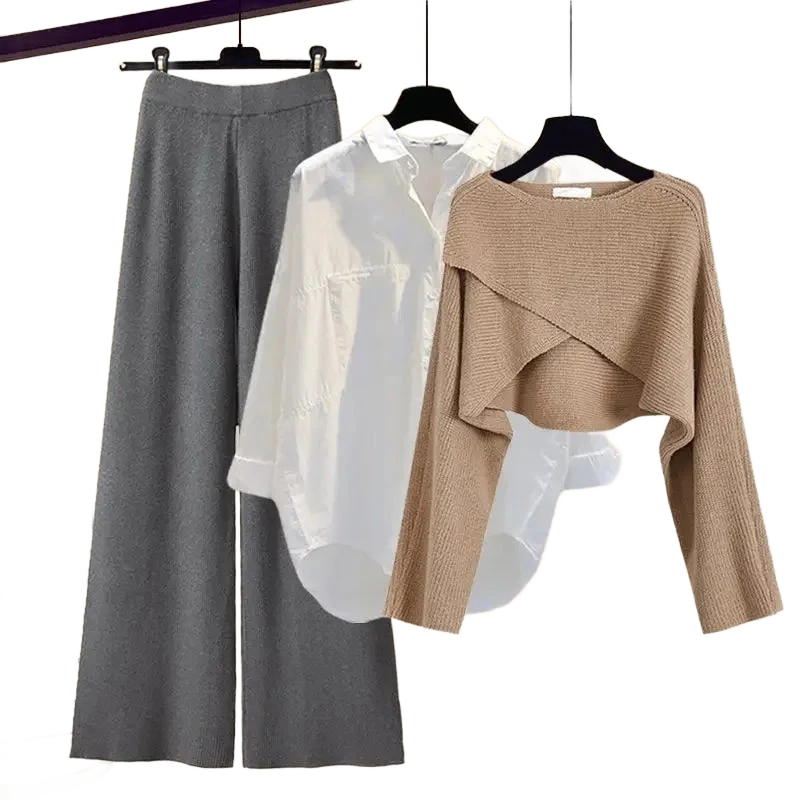 Amar™ Liora - סט תלת-חלקי נוח ורך עם שרוולים ארוכים