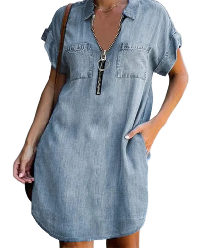 Amar Vered - שמלת ג’ינס כיסים חדשה