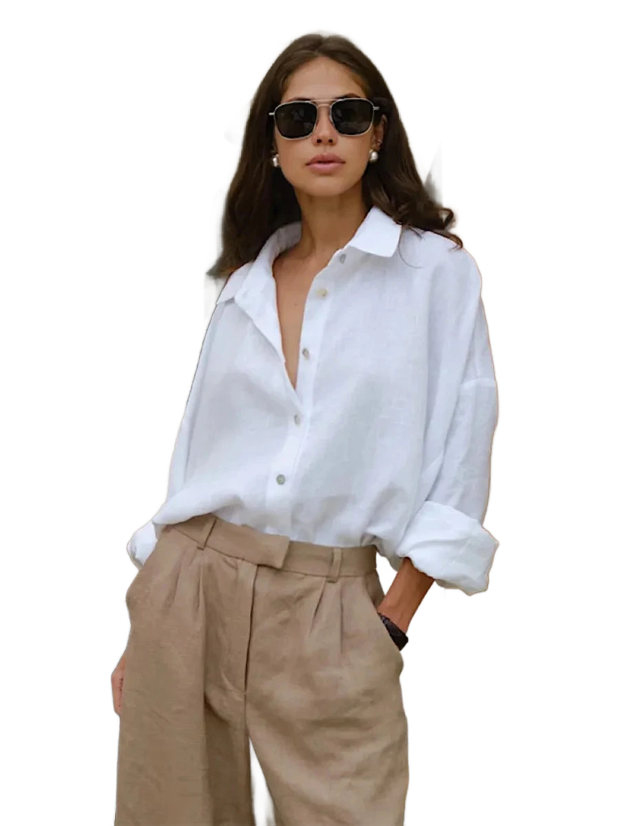 Amar™ Yael - חולצה רחבה עם שרוולים ארוכים