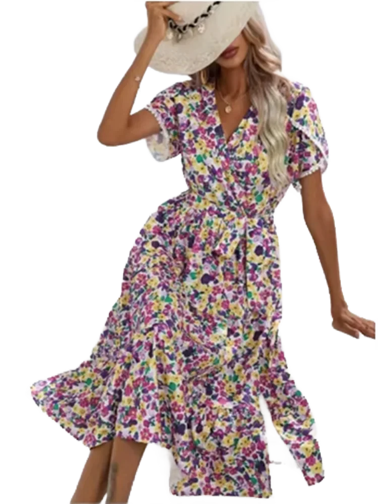 Amar™ Galit - שמלת בוהו פרחונית