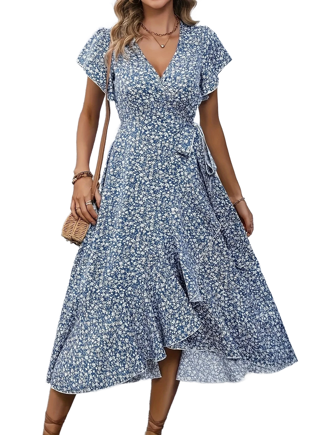 Amar Adina - שמלה קיצית מחמיאה ואלגנטית