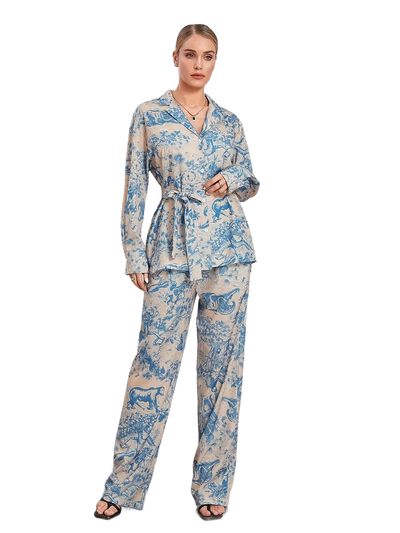 Amar™ Shira - סט חליפת מכנסיים לנשים