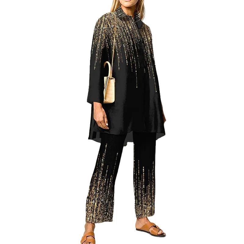 Amar™ Mijal - סט מודפס קז'ואל