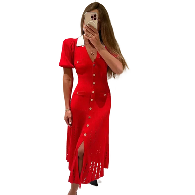 Amar™ Kochava - שמלה סרוגה אלגנטית