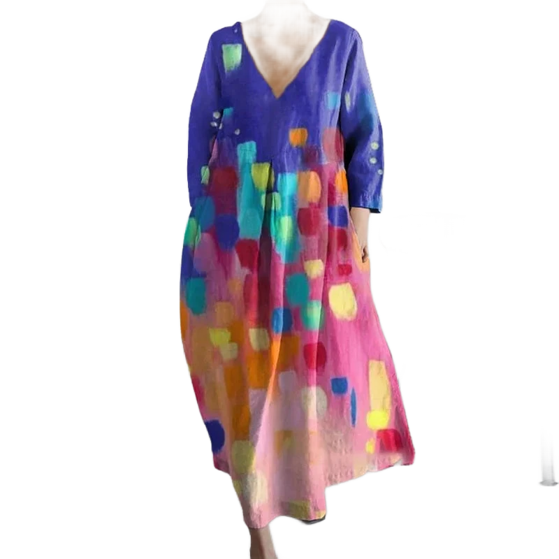 Amar™ Zohar - שמלת מקסי פרחונית