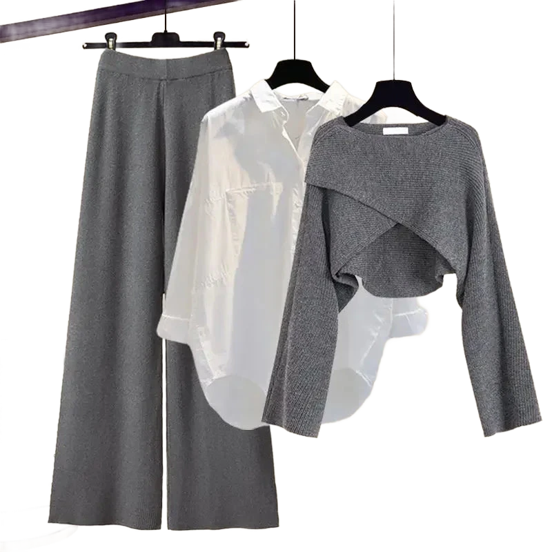 Amar™ Liora - סט תלת-חלקי נוח ורך עם שרוולים ארוכים