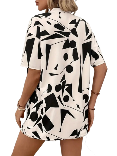 Amar™ Dafna - סט חולצה מודפסת ומכנסיים קצרים