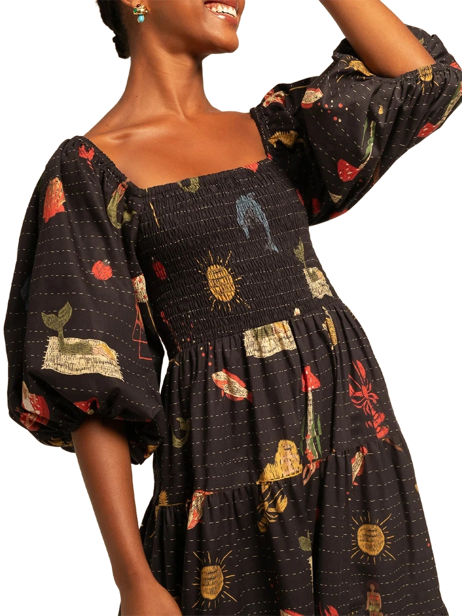 Amar Leah - שמלת מקסי טרופית לאישה