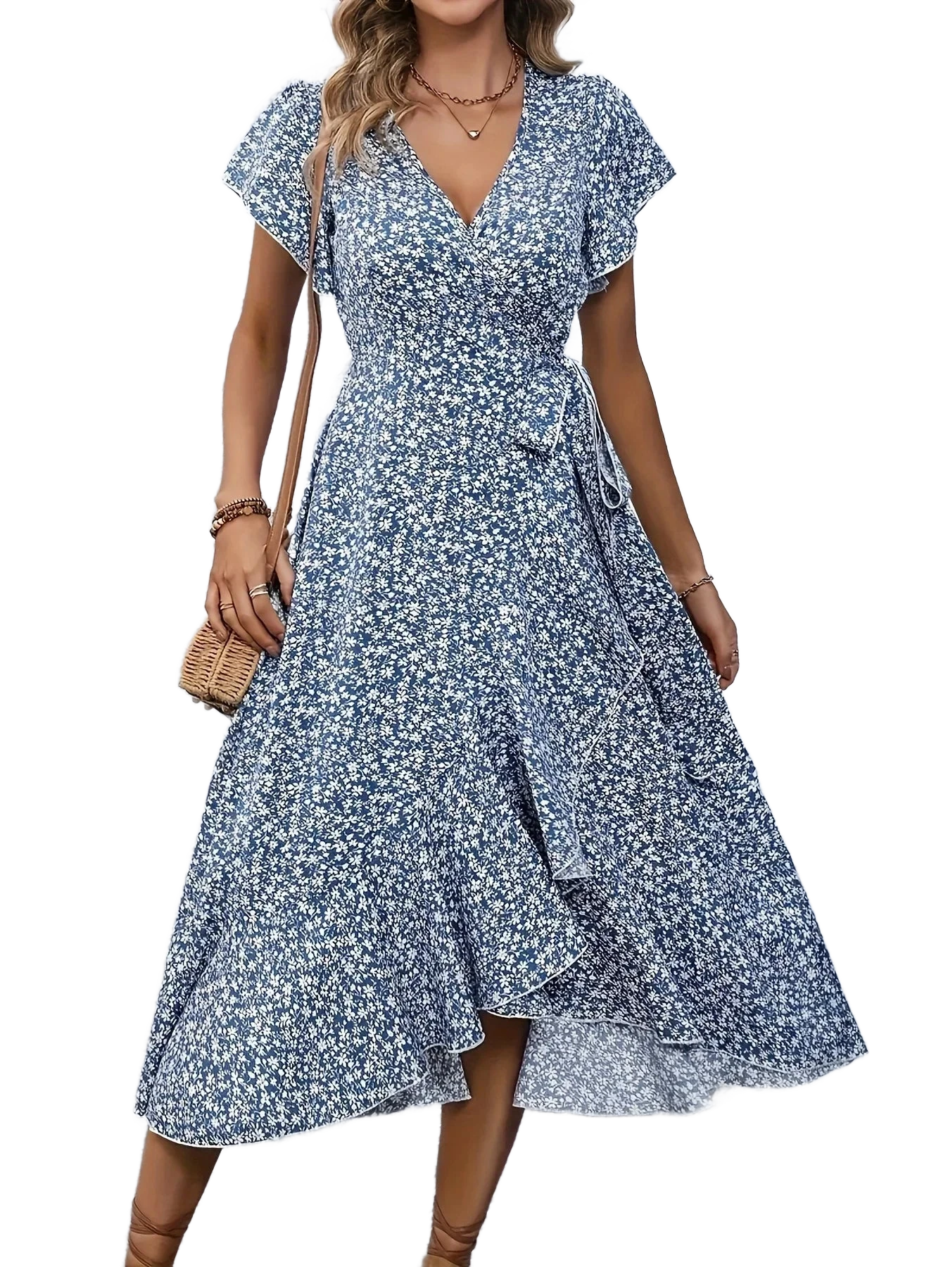 Amar Adina - שמלה קיצית מחמיאה ואלגנטית