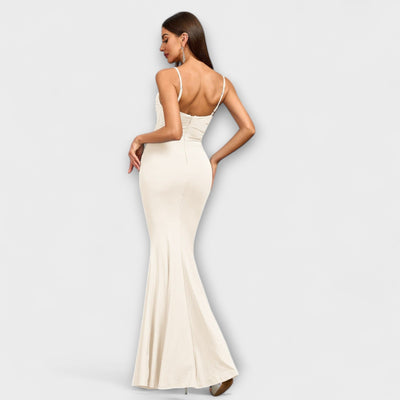 ליאורה | שמלת מקסי פתוחה בגב באלגנטיות נצחית