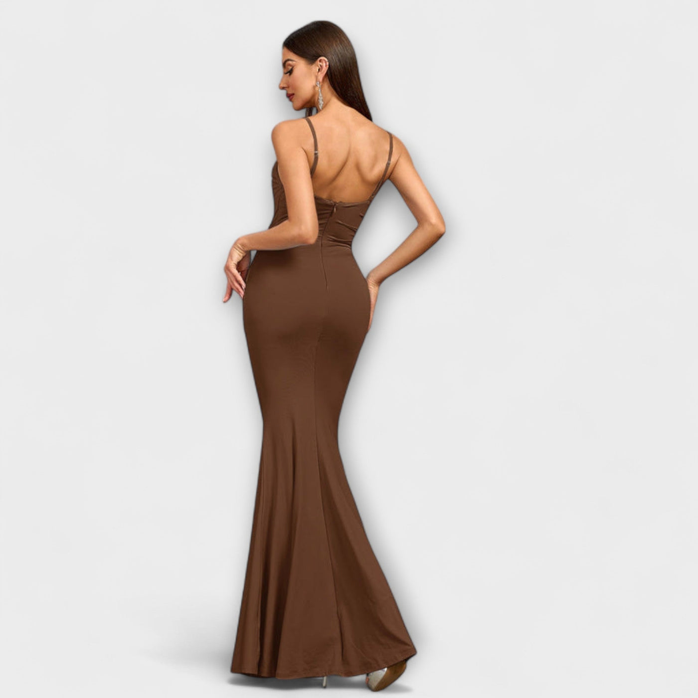 ליאורה | שמלת מקסי פתוחה בגב באלגנטיות נצחית