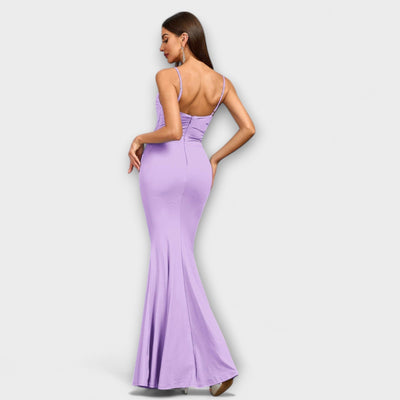 ליאורה | שמלת מקסי פתוחה בגב באלגנטיות נצחית