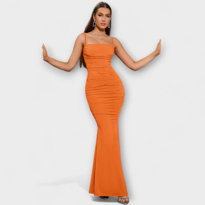 ליאורה | שמלת מקסי פתוחה בגב באלגנטיות נצחית